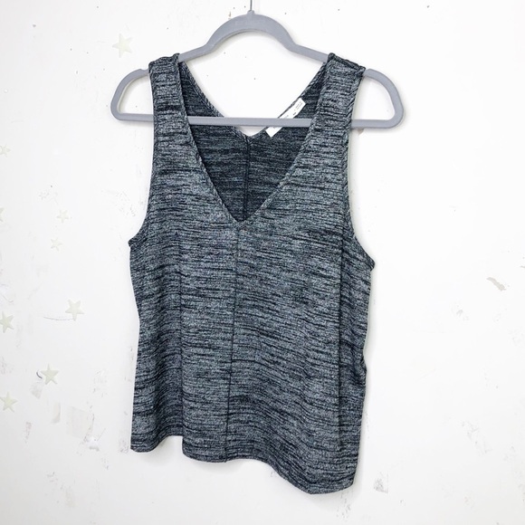 RAG & Bone black & grey v- neck tank top - Picture 9 of 11